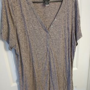 16- Torrid Size 2. Pink short sleeve. Button detai